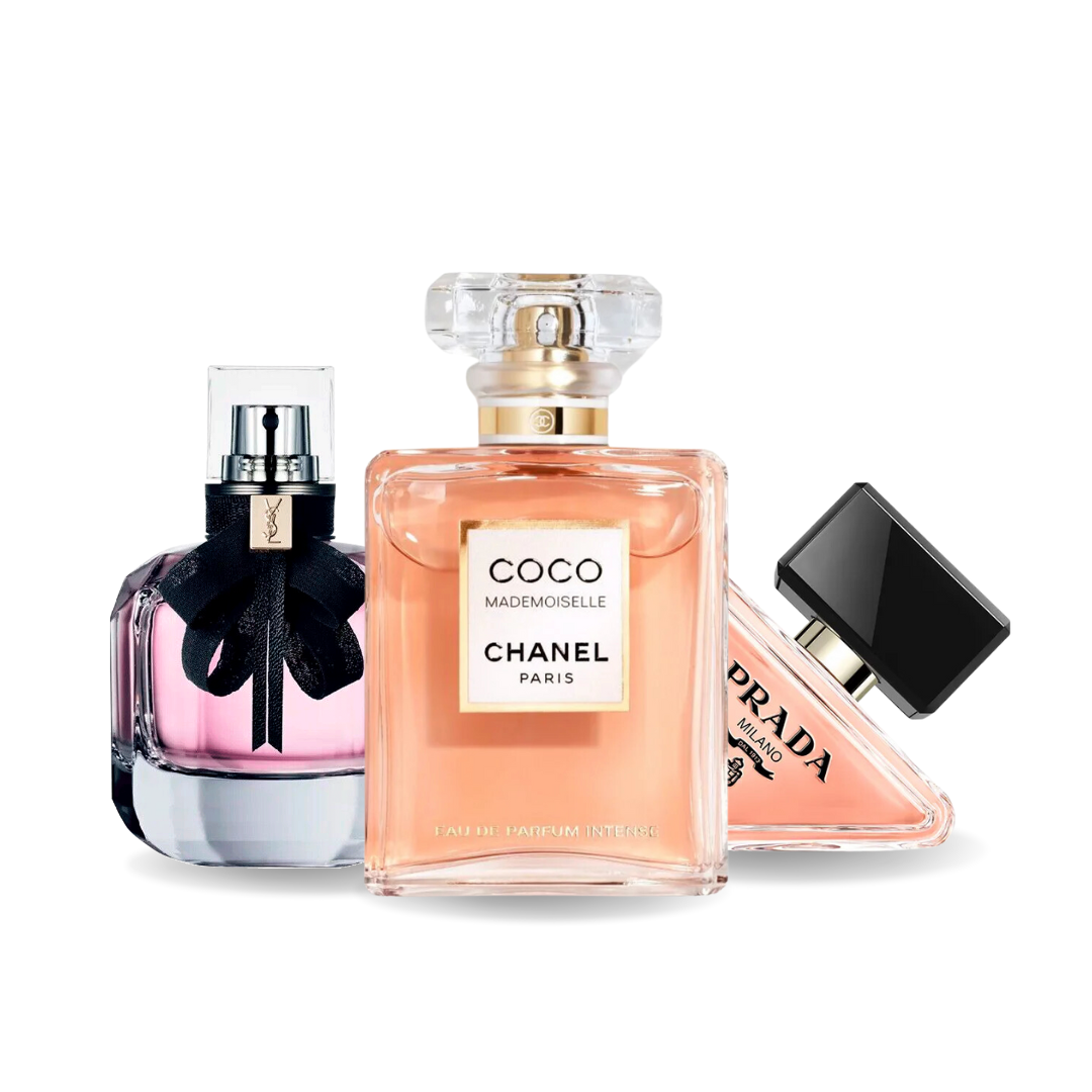 Set van 3 parfums: Prada Prada PARADOXE, COCO MADEMOISELLE, MON PARIS 100ml