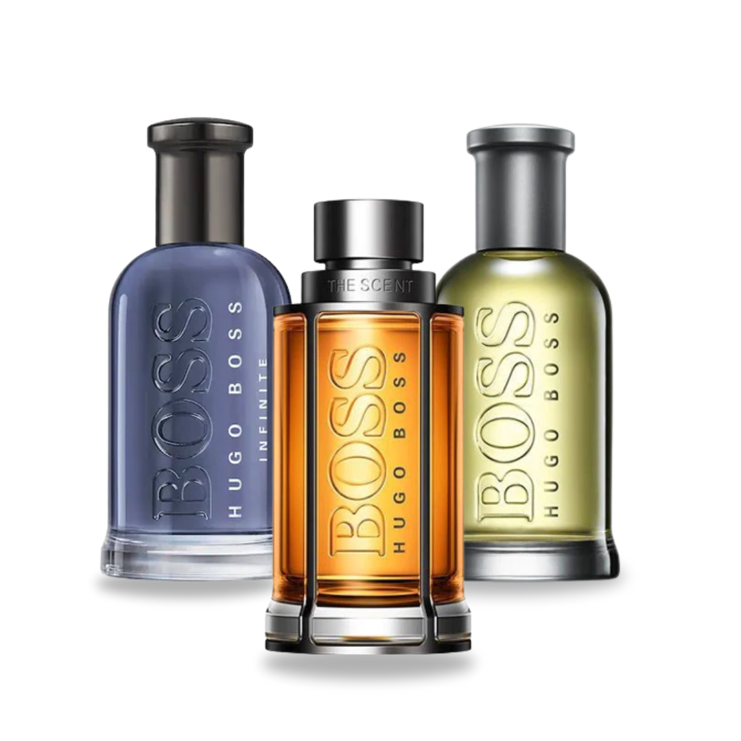 Set van 3 parfums: BOSS THE SCENT, BOSS BOTTLED y BOTTLED INFINITE 100ml