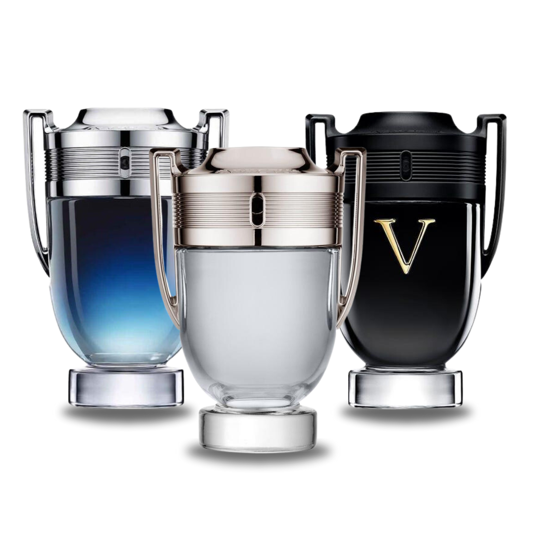 Set van 3 parfums: Paco Rabanne: INVICTUS LEGEND, INVICTUS e INVICTUS VICTORY 100ml